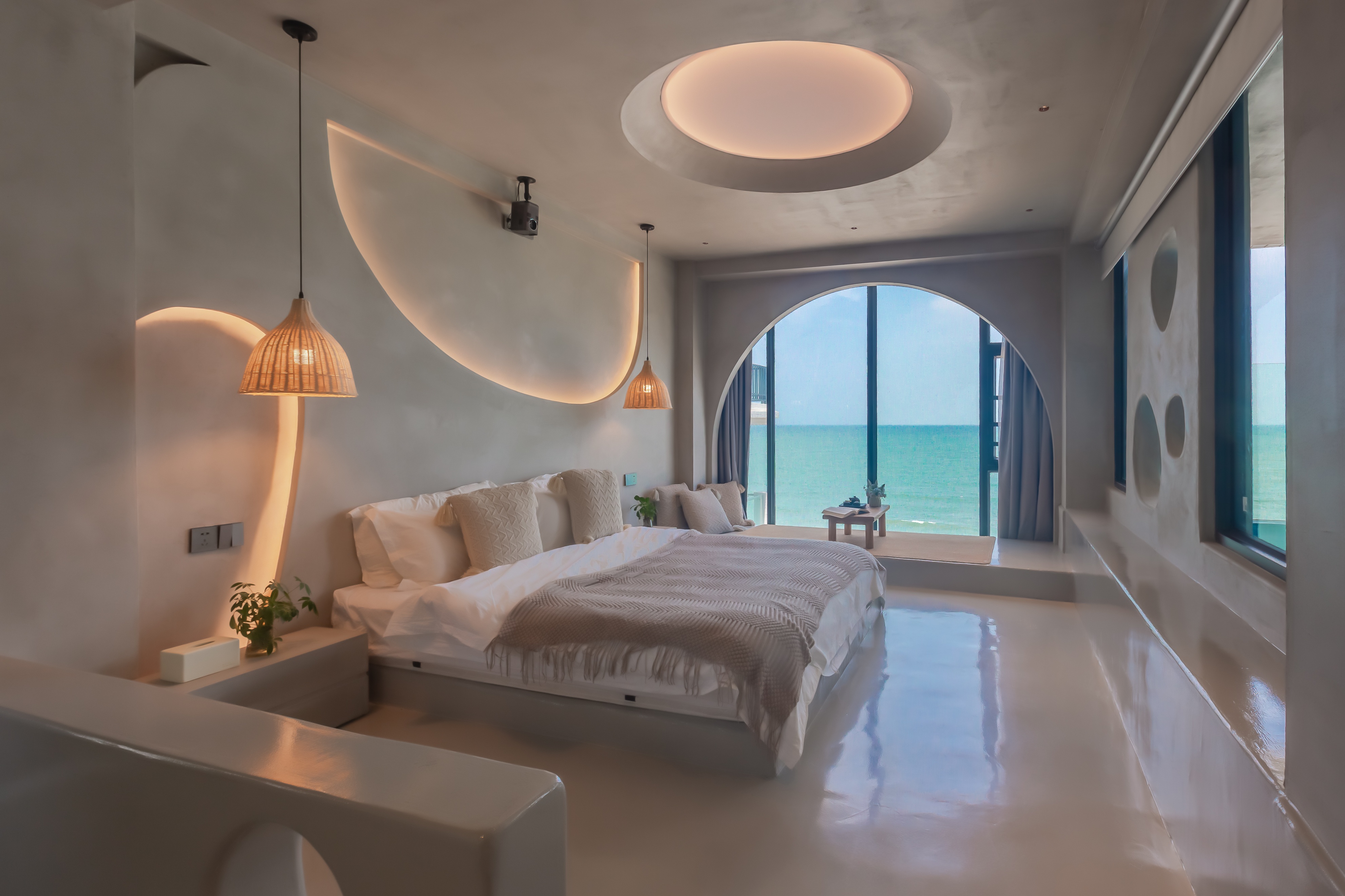 双月湾带私家泡池的温泉酒店,双月湾海景带泡池客栈推荐