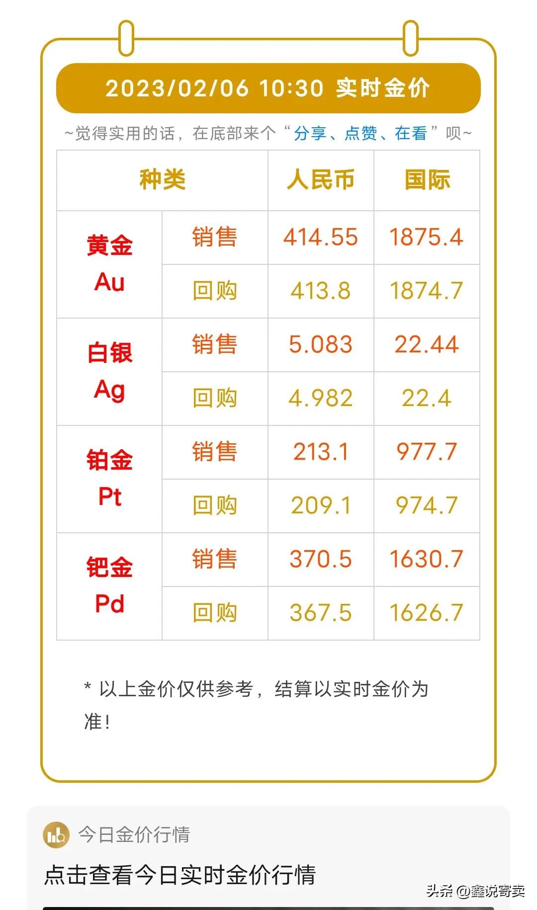今日金价首饰9999多少一克,银饰品金价突破700元