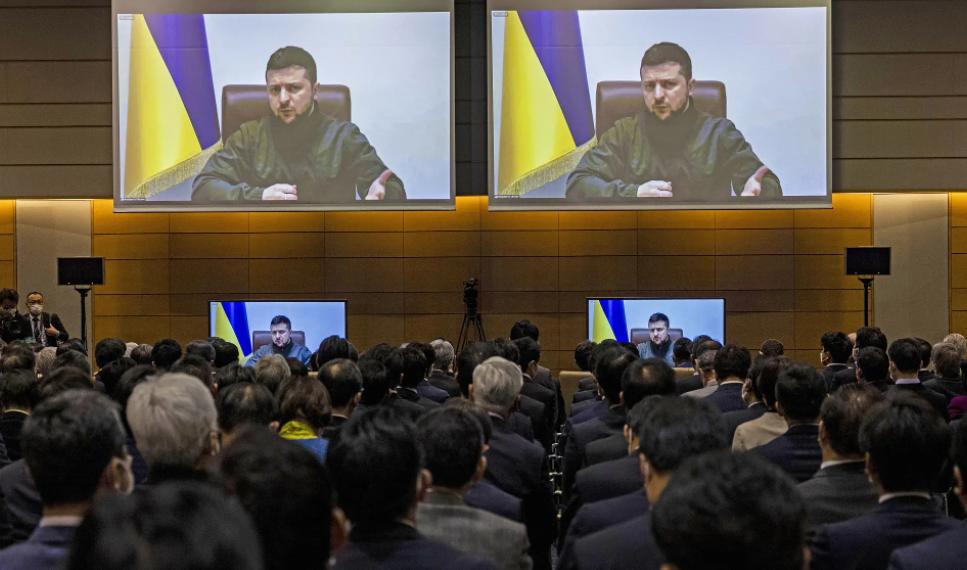 日本给乌克兰运输武器路线,日本向乌克兰提供食品援助