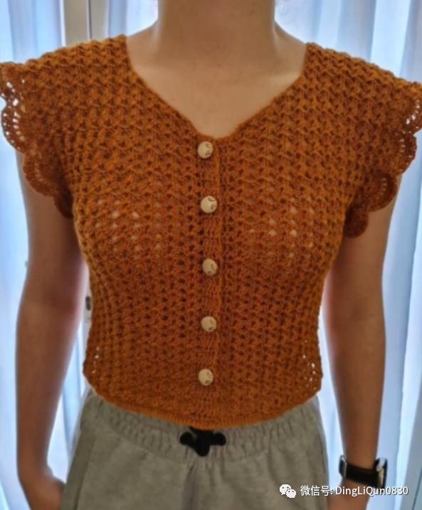 针织钩花外套开衫,钩针开衫外套最新款式图片