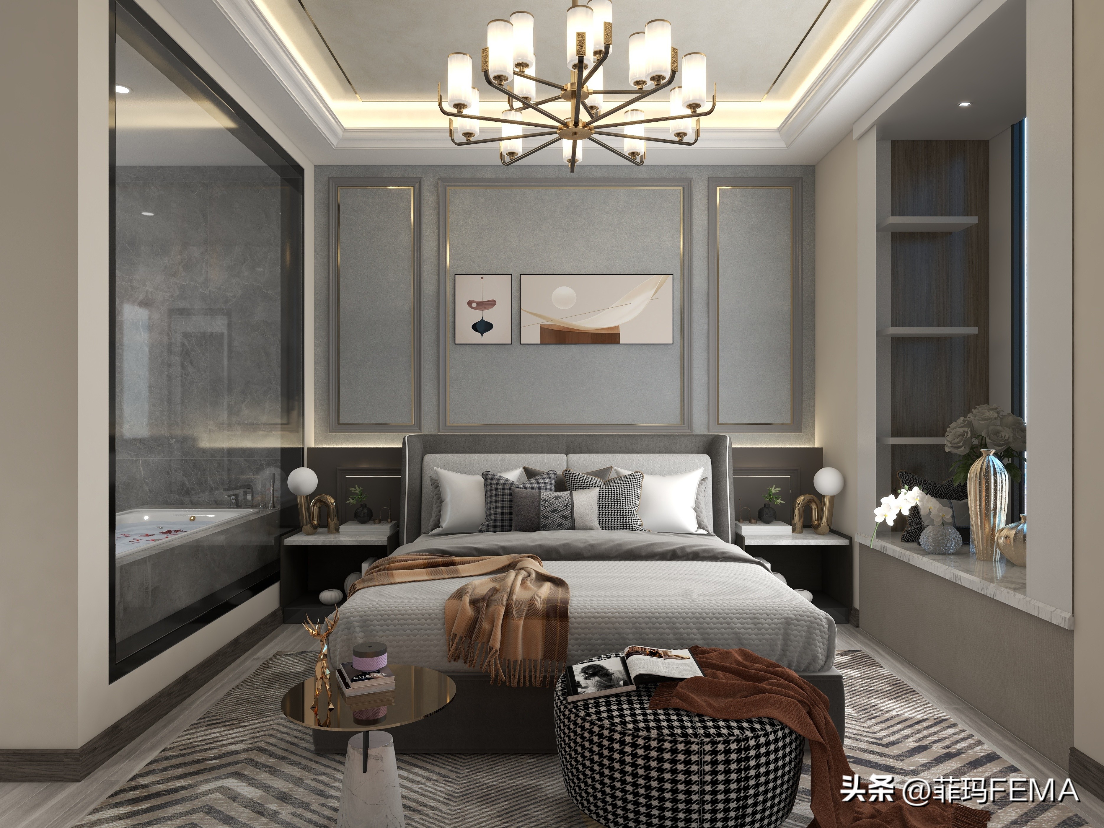 世界杯主题装修,世界杯装修风格美式复古