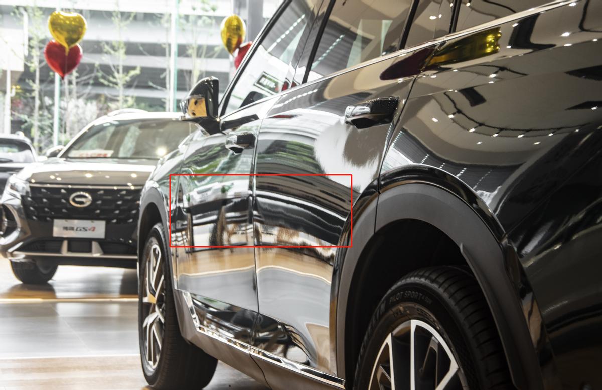 传祺gs8车漆划痕100%修复,广汽传祺二代gs8电泳全过程