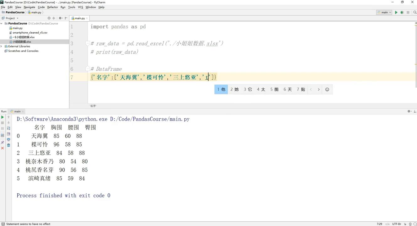 pandas入门详细教程,pandas入门教程