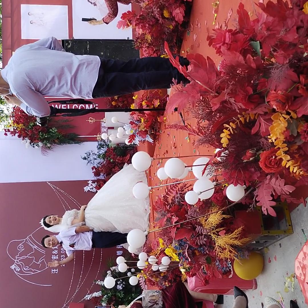 婚礼祝福新人新婚快乐百年好合,婚礼结束祝一对新人新婚快乐