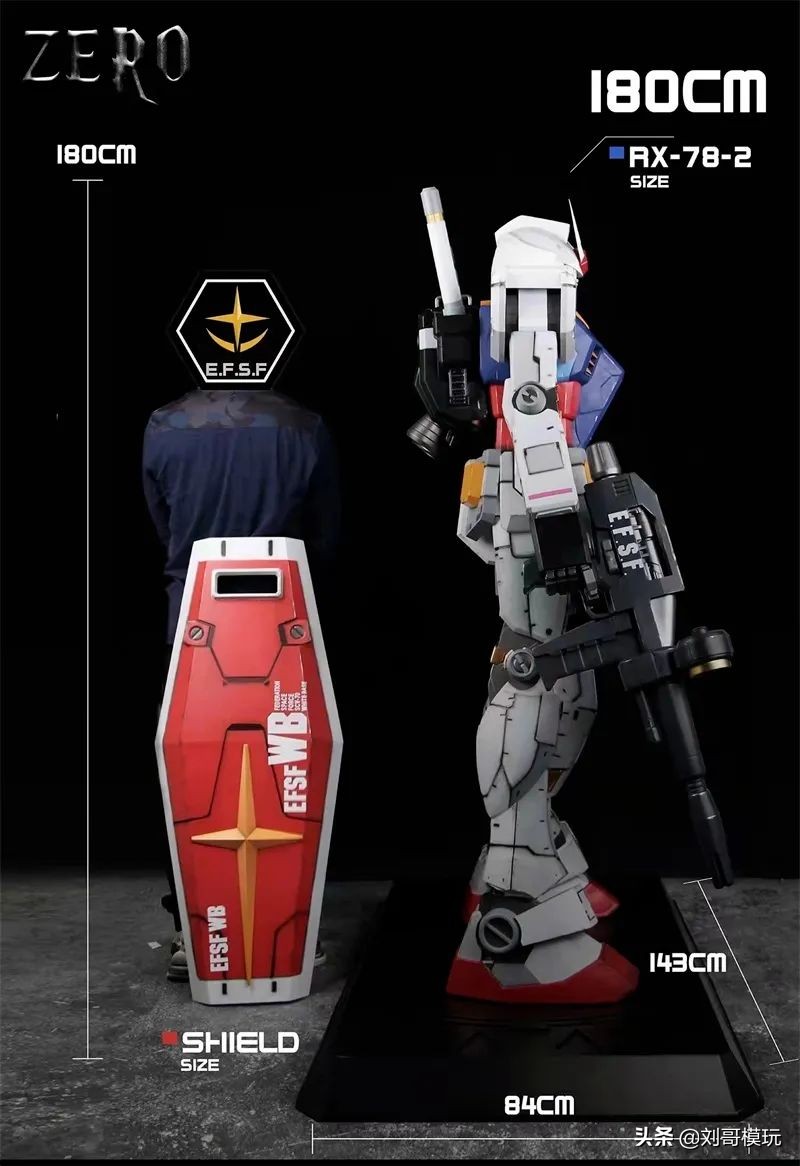 1.0元祖高达,10cm元祖高达雕像