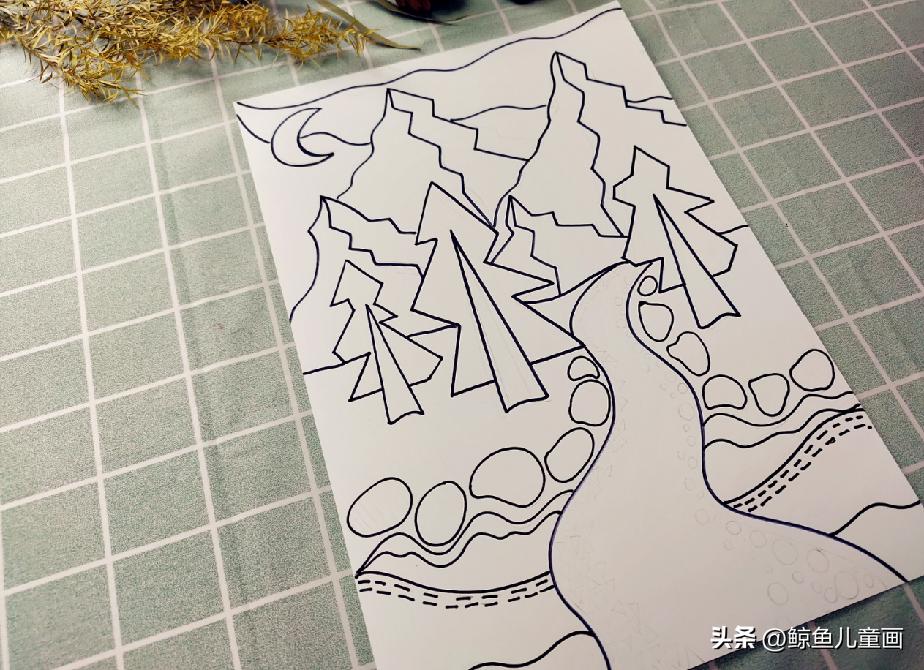 几何森林绿植,几何森林风景