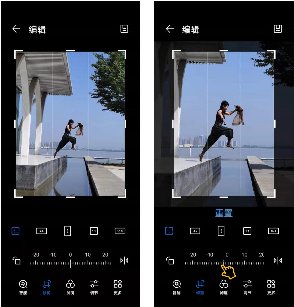 如何用华为相册修图,华为怎么关掉图片自动修图