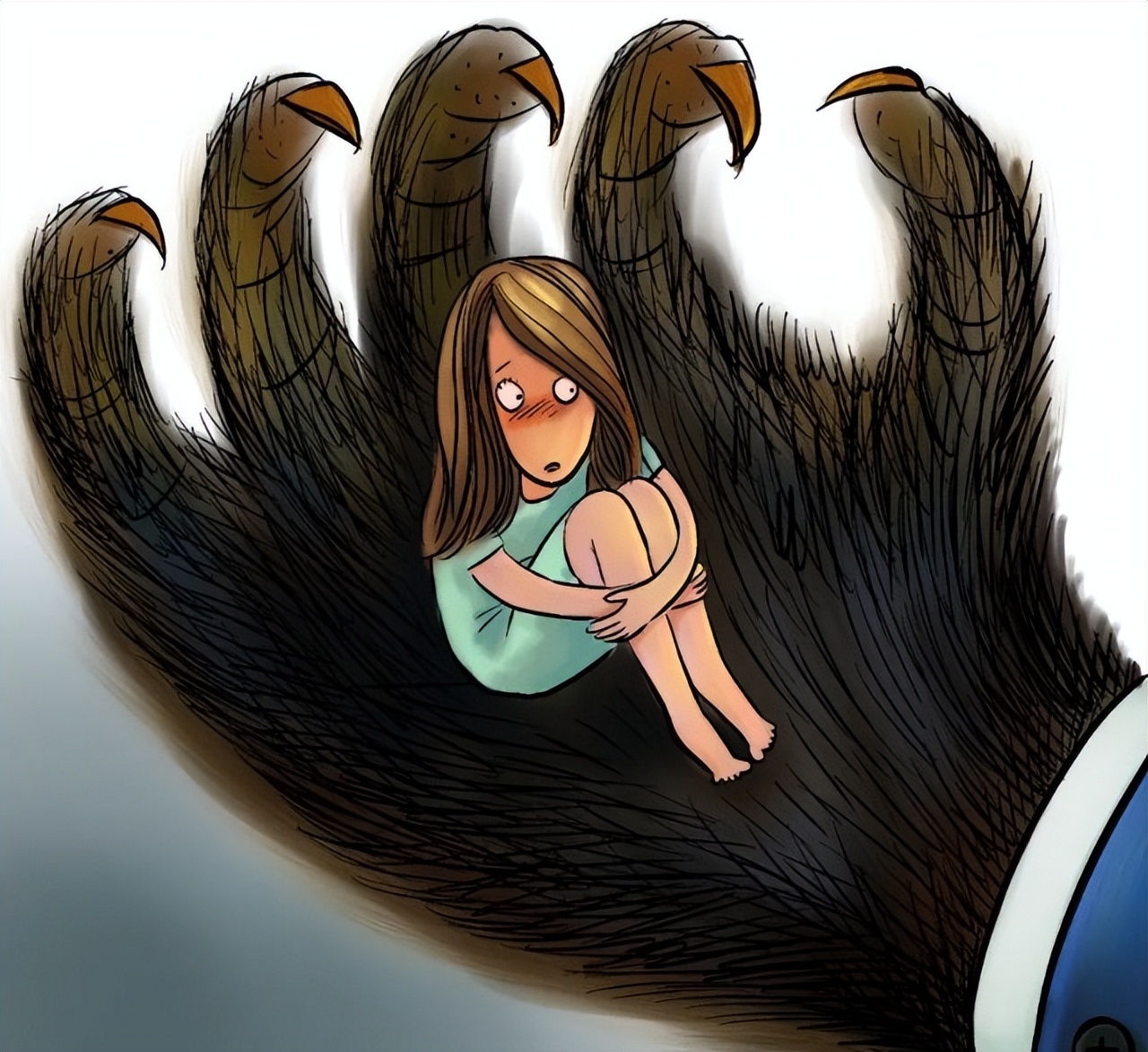 “双面人”刘某业，不顾女孩哭喊，多次在办公室对其实施性侵