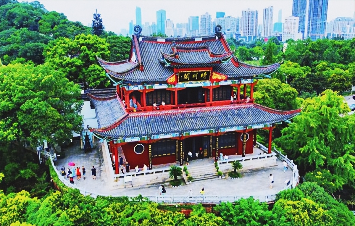 武汉三大名胜晴川阁黄鹤楼古琴台,武汉十大名胜晴川阁