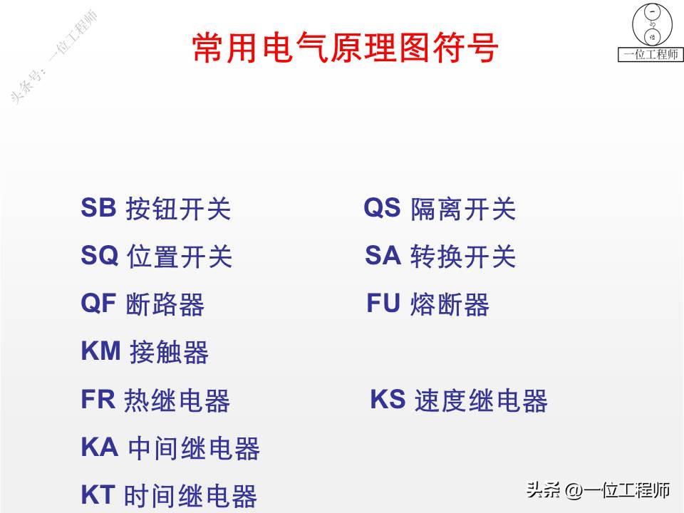 常见的低压电气元件与结构图,低压电气元件实物讲解