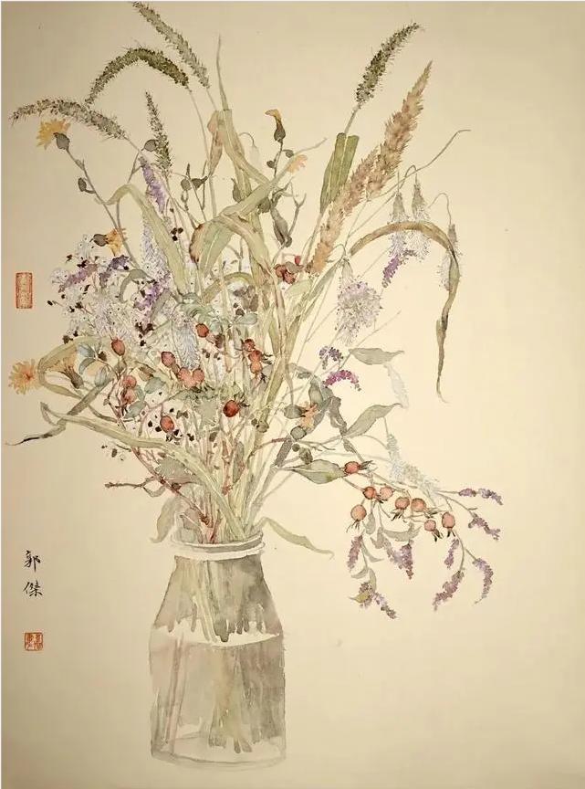 没骨花卉创作,没骨花卉是什么
