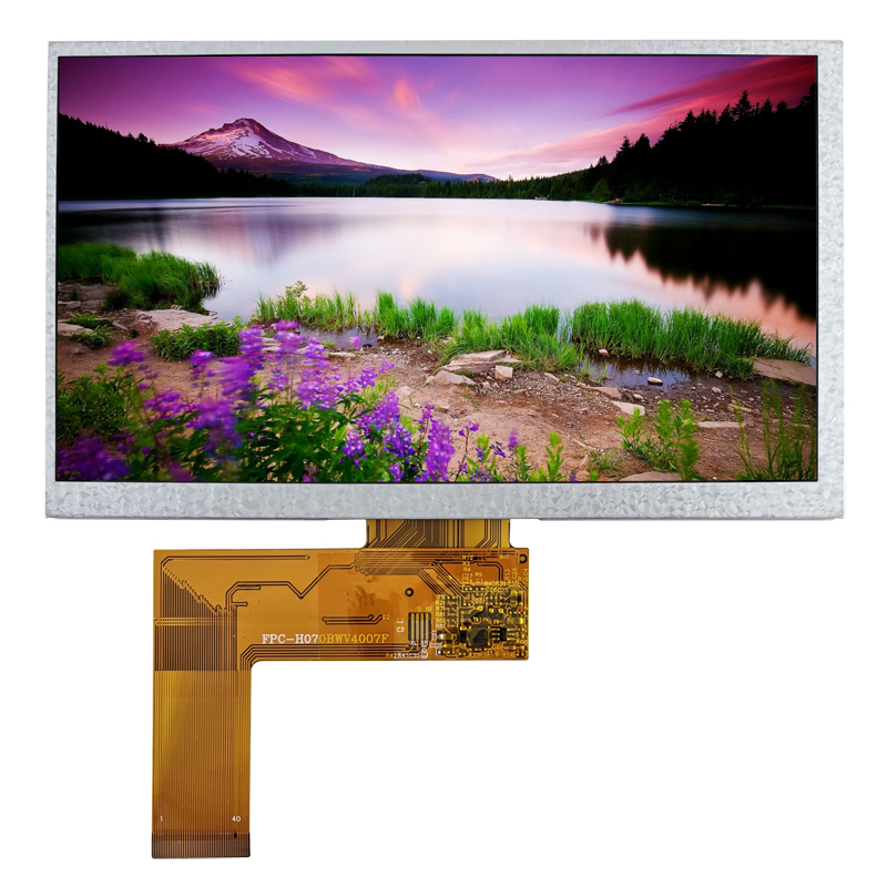深圳7寸液晶显示屏的组成有哪些,常见7寸高亮液晶显示屏生产厂家