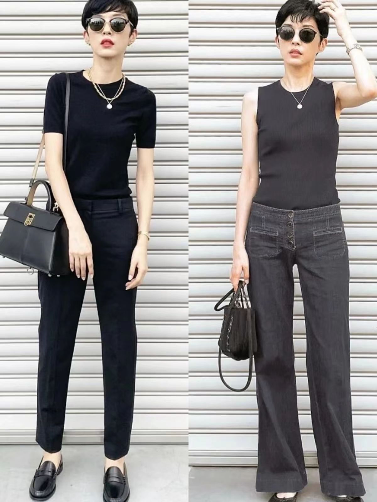 打扮得体优雅的女人,日本姐姐们春季复古穿搭真接地气