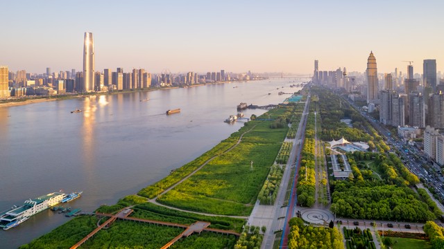 武汉青山江滩攻略,五一武汉青山江滩