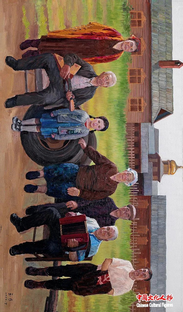 韩玉臣太行山写生油画水平,韩玉臣美术展