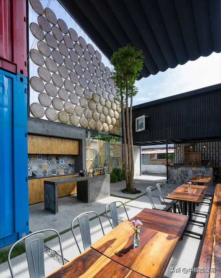 越南集装箱民宿,集装箱式酒店图片