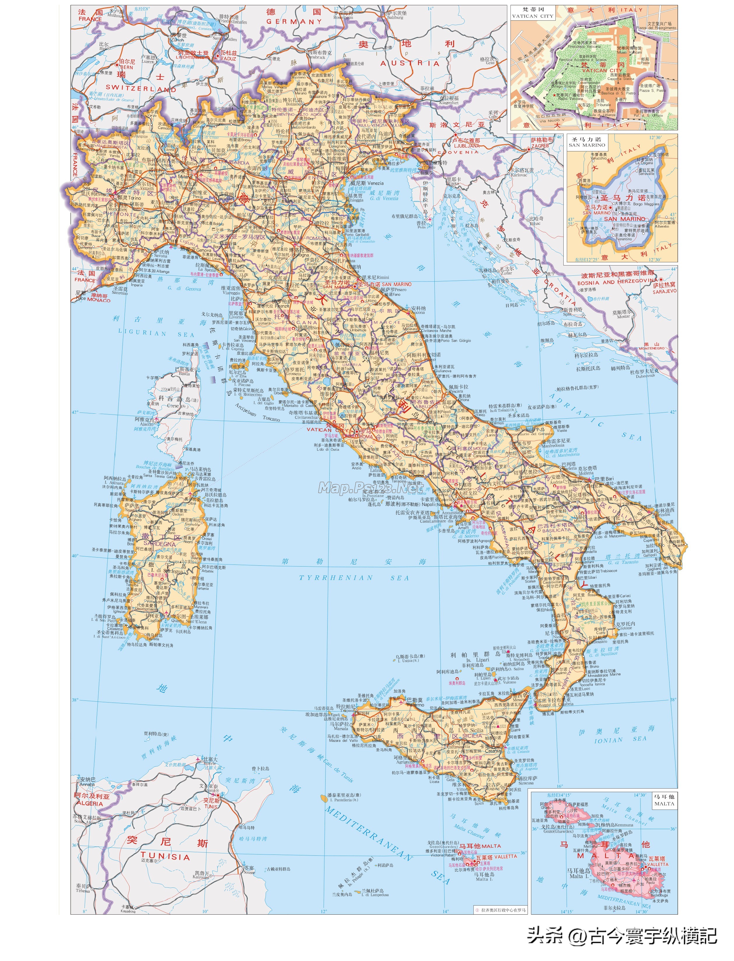 欧洲政区图高清全图,欧洲各国各时期版图