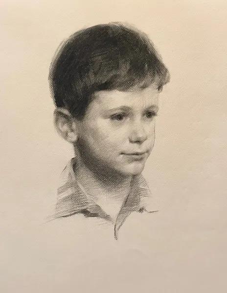 这样的素描你还怕没兴趣学吗,素描肖像画高水准