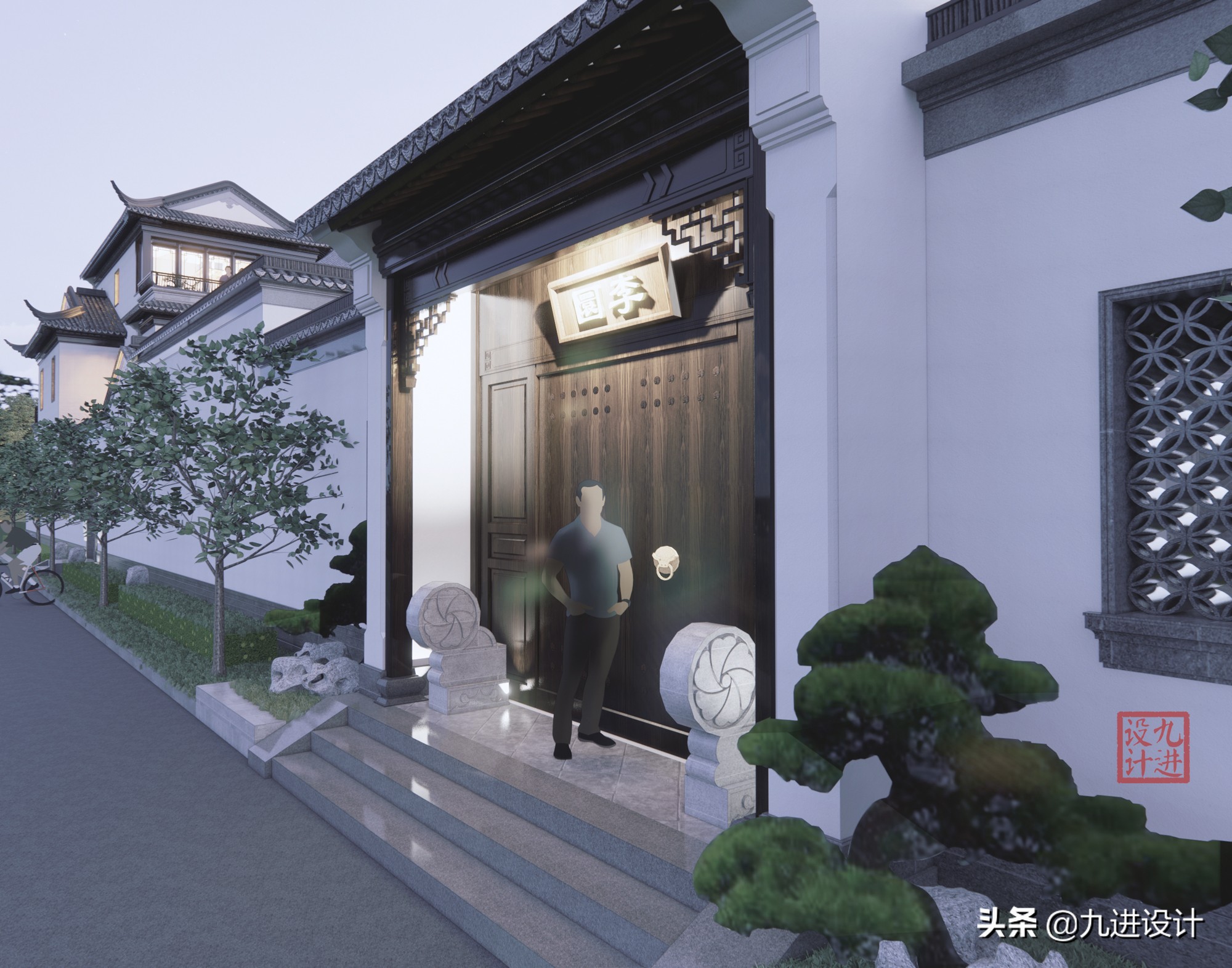 中式建筑以院为中心,中式院子诗意的生活场景