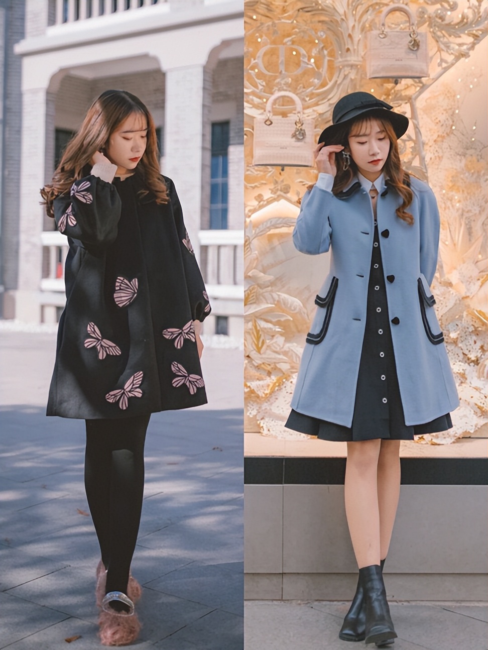 新款连衣裙显瘦遮肚子小个子冬季,小个子显瘦冬季穿搭