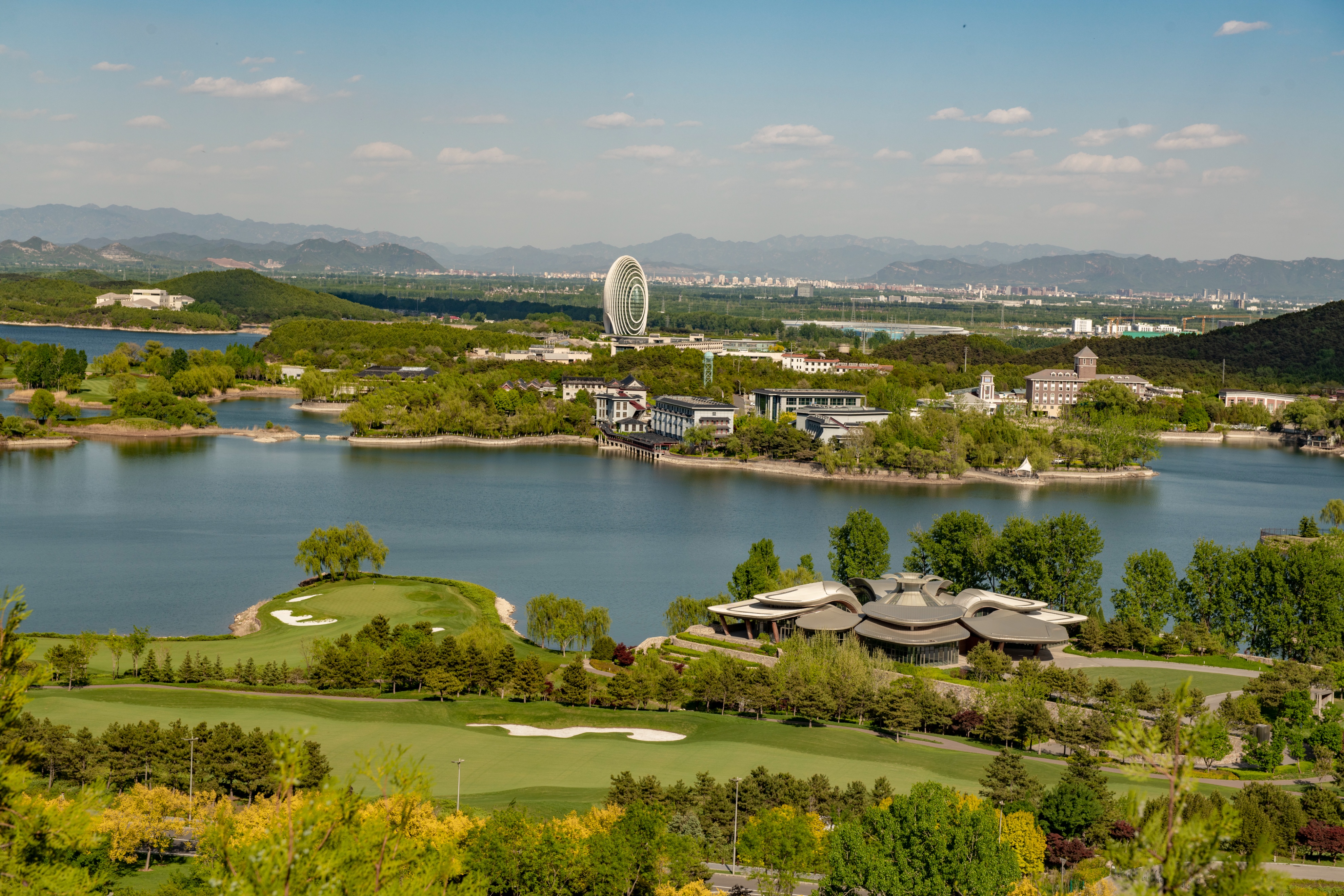 北京郊外的晚上,北京郊外景区