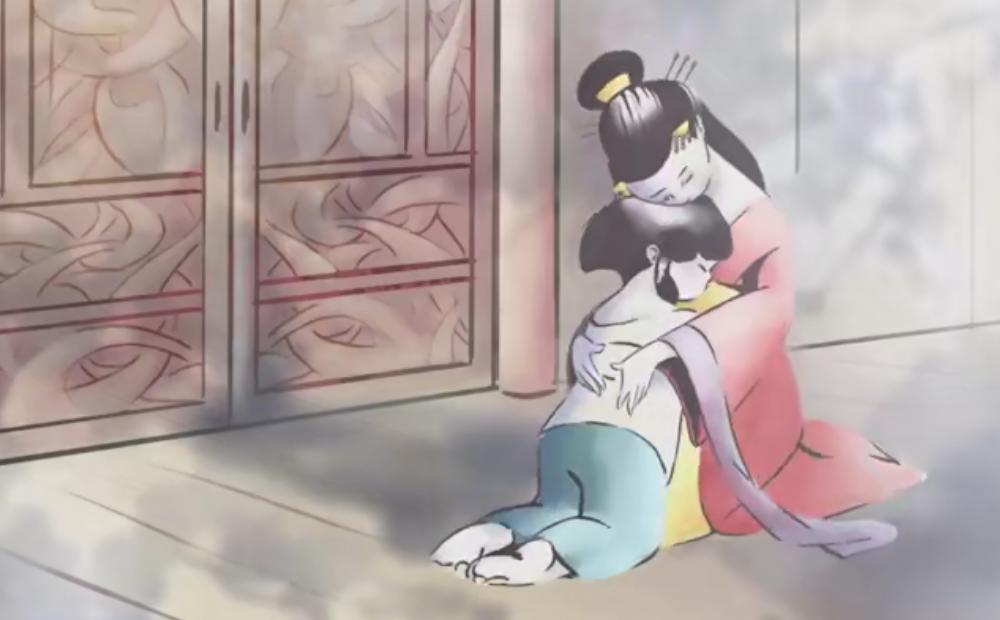 水墨风动漫女生图片,水墨风动漫女图文