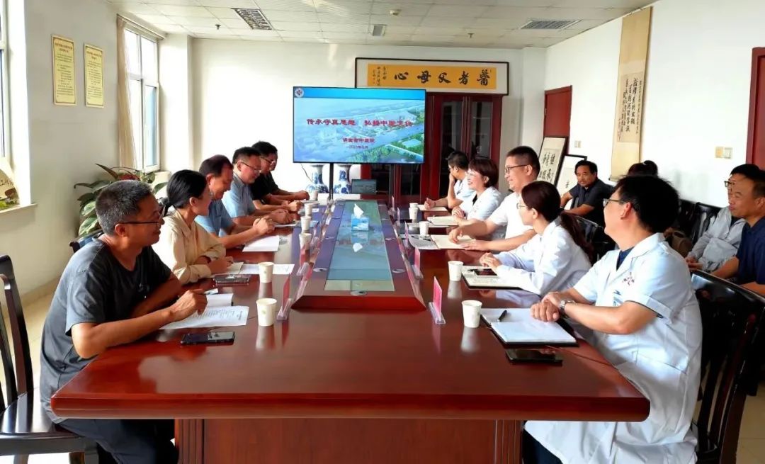 交流考察话守真、传承创新谋发展——沧州市师素镇来保定市中医院参观交流