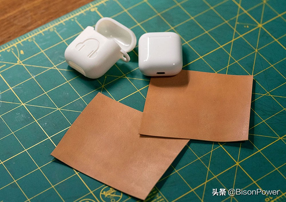 手工牛皮airpodspro套制作,airpods3皮套制作教程