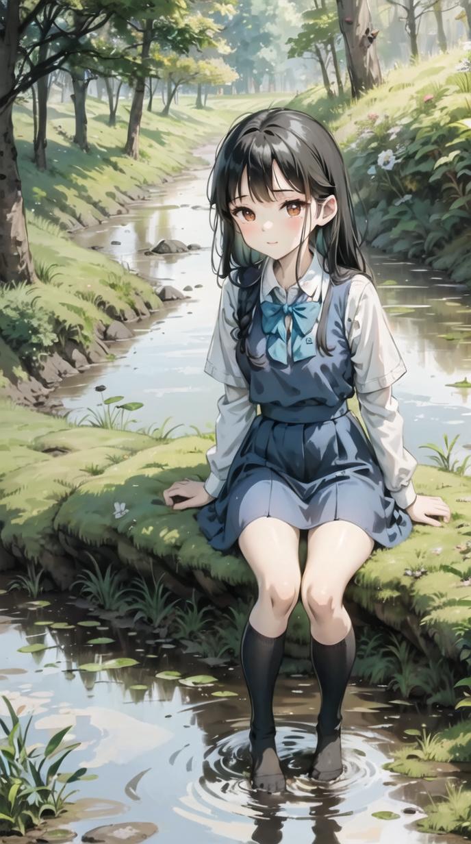 二次ai元少女壁纸,超清ai二次元壁纸