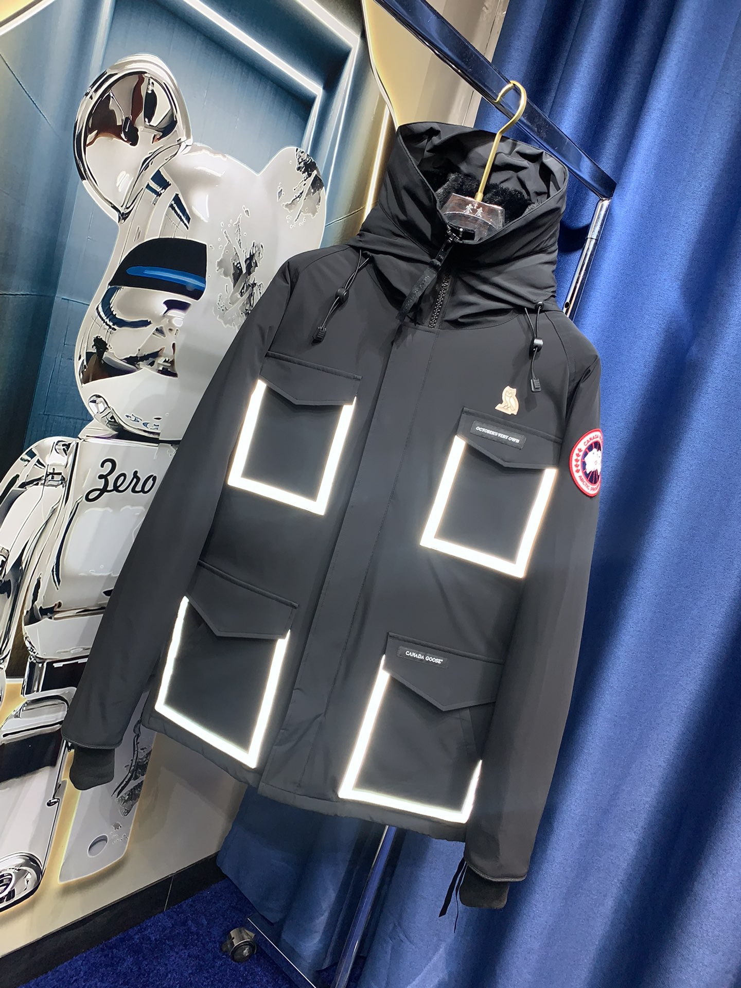 加拿大鹅chilliwack无毛领,加拿大鹅chilliwack石墨灰