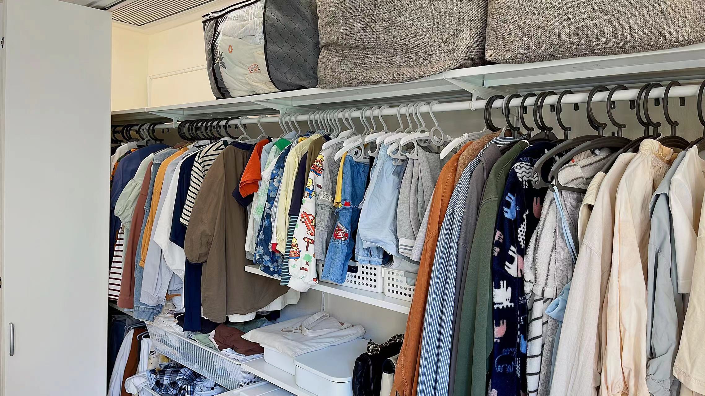 主卧没有衣柜怎么收纳显高级,主卧衣柜满足收纳