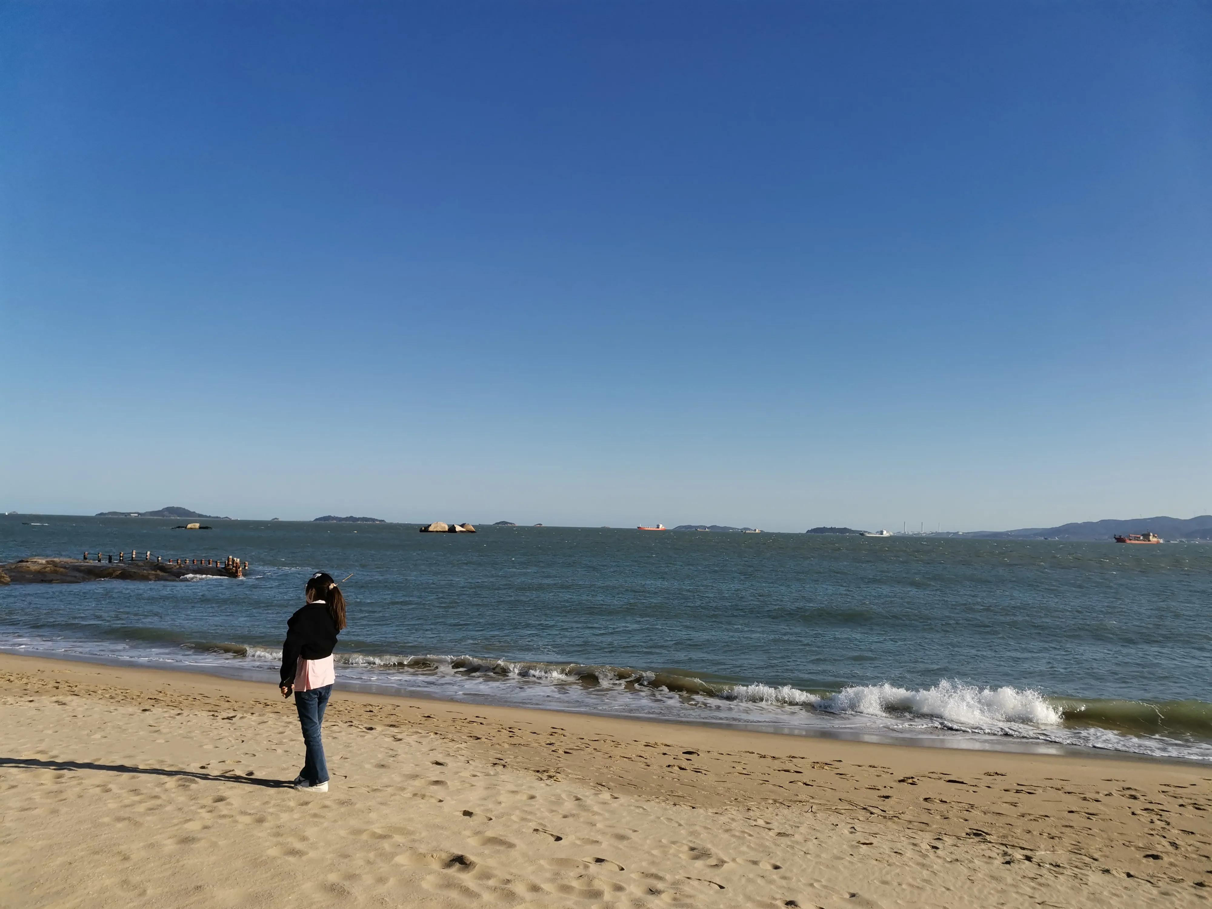 厦门的蓝天白云大海,厦门的海厦门的天空