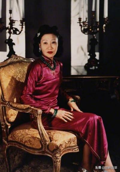 民国时尚名媛黄蕙兰,翡翠青椒黄蕙兰