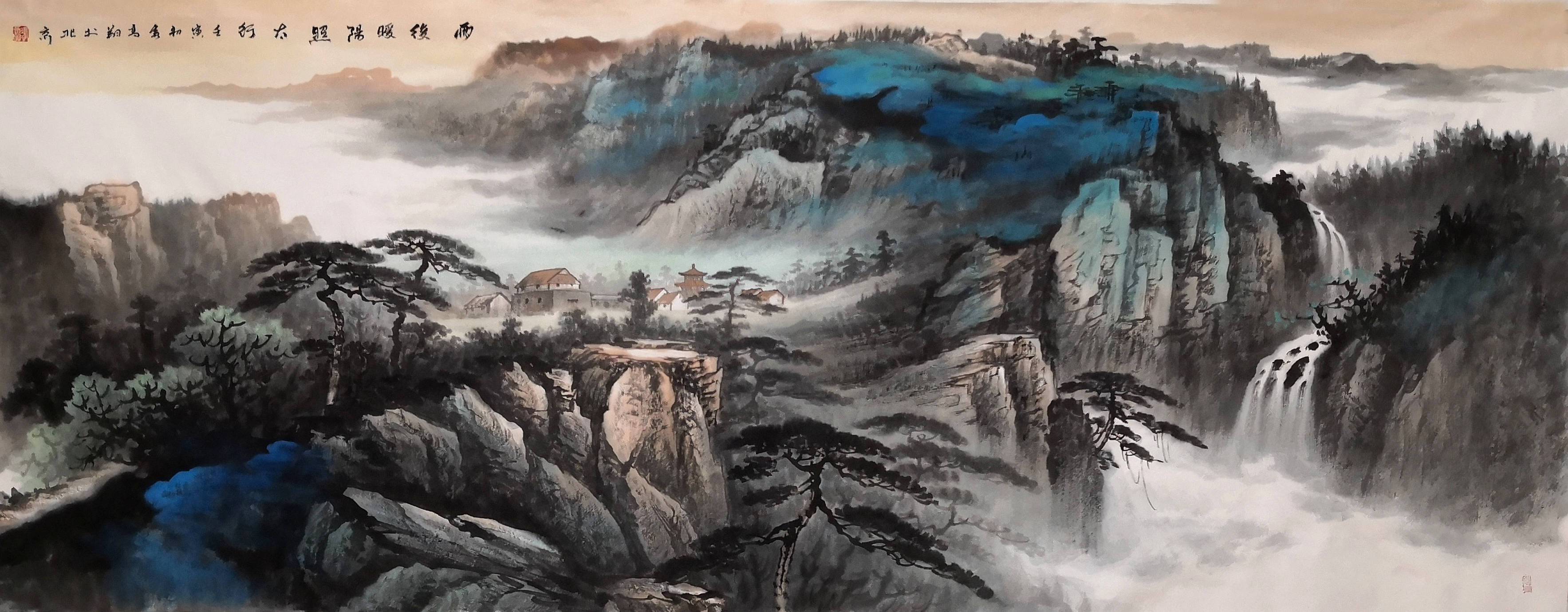 冯高翔的山水画,冯高翔画有收藏价值吗