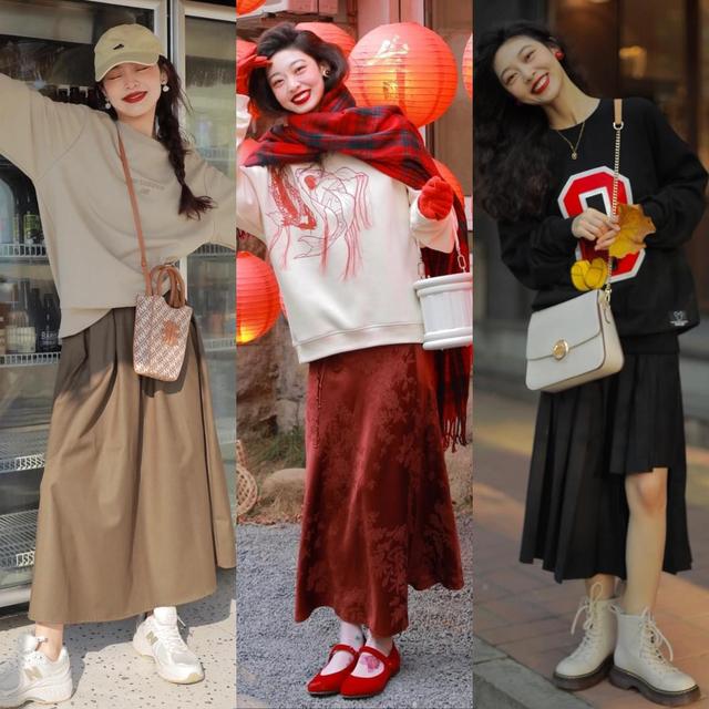 适合女生显腿长的款式上衣,上衣很长的裙子很短怎么穿好看