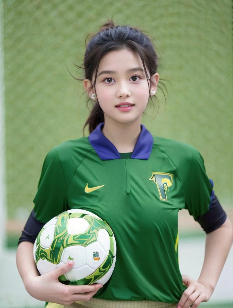 清纯足球宝贝写真女壁纸,足球宝贝美女壁纸