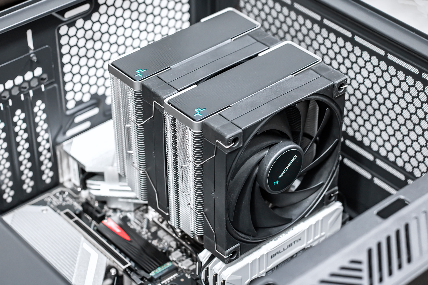 九州风神AK620数显版风冷散热器,九州风神玄冰620cpu散热器