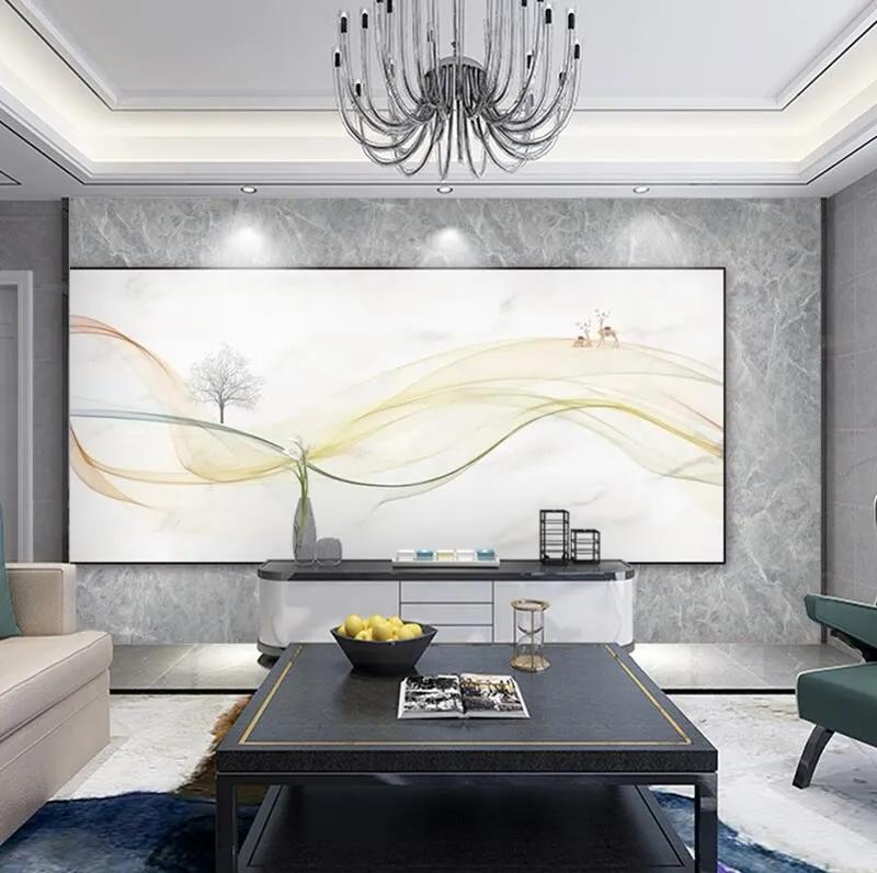 电视背景墙装修效果图大全简易款,100款主卧电视背景墙