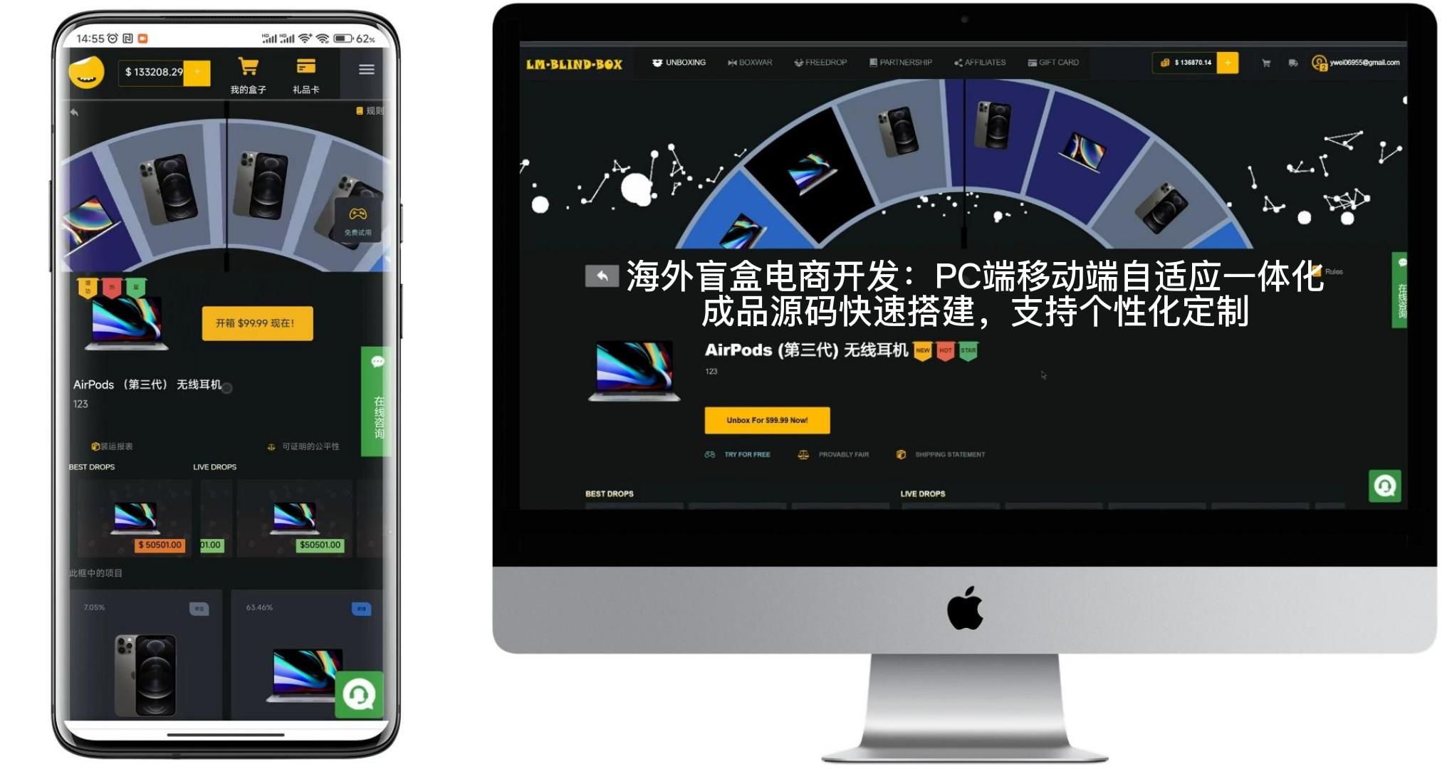 开发跨境电商平台系统有哪些,盲盒电商模式