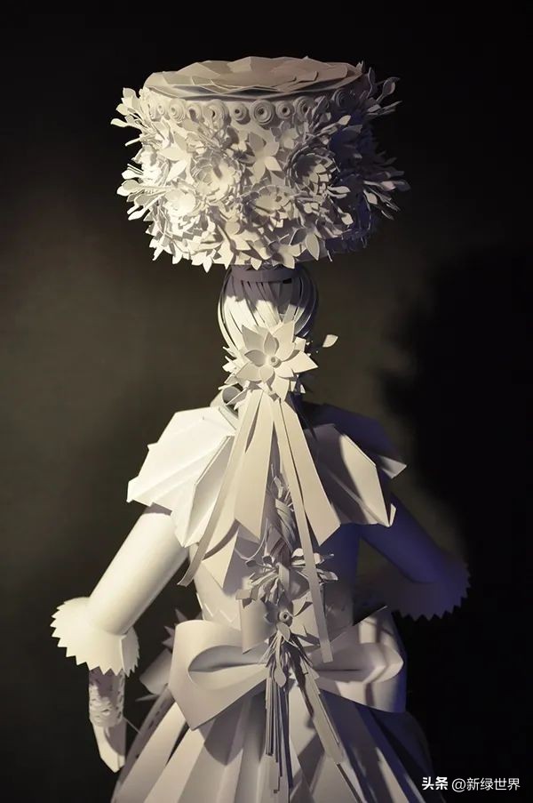 纸艺作品绘画,千变万化的纸艺术作品