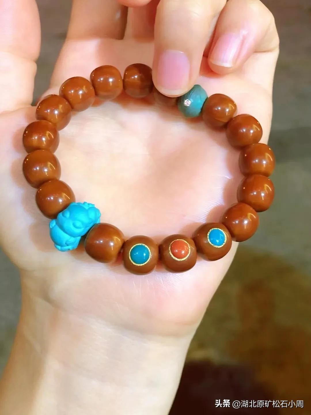 核桃串珠搭配示意图,核桃串珠搭配