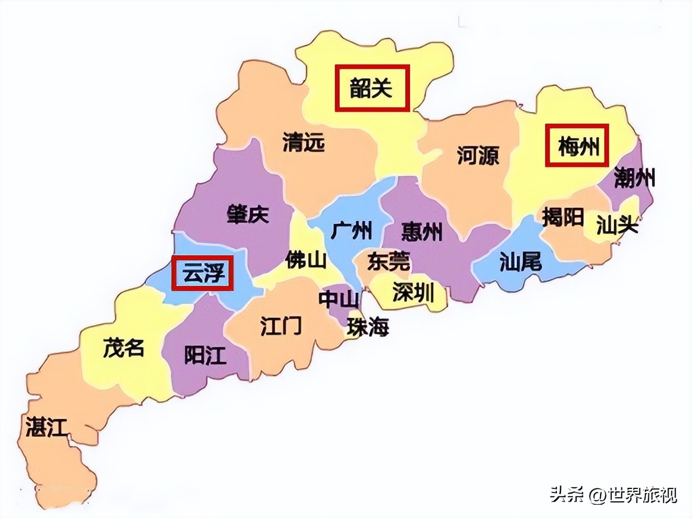 广东韶关和广东梅州哪个好,广东尴尬的几座城市
