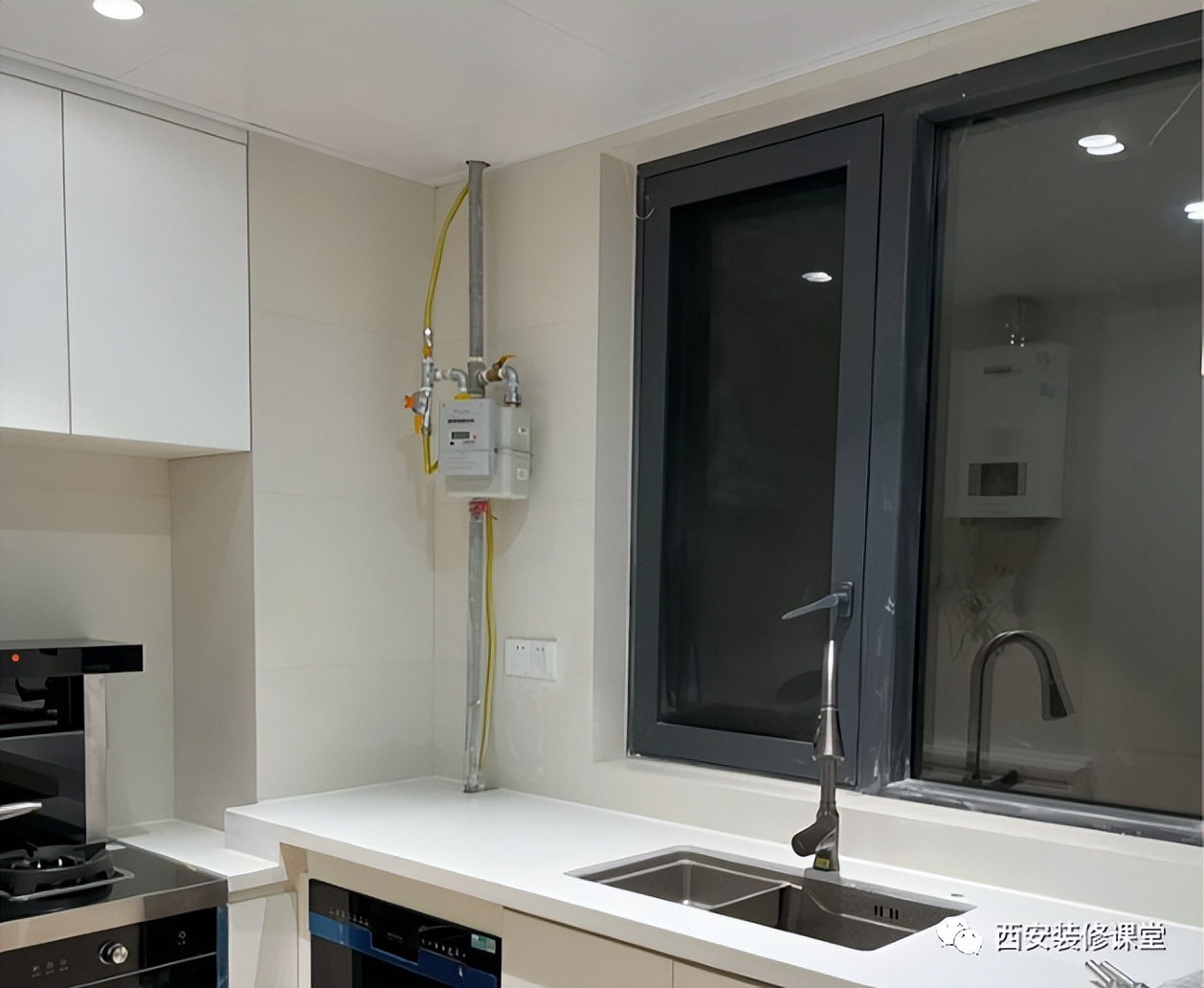 厨房燃气管遮丑隐蔽方法,厨房燃气管和表怎么遮丑