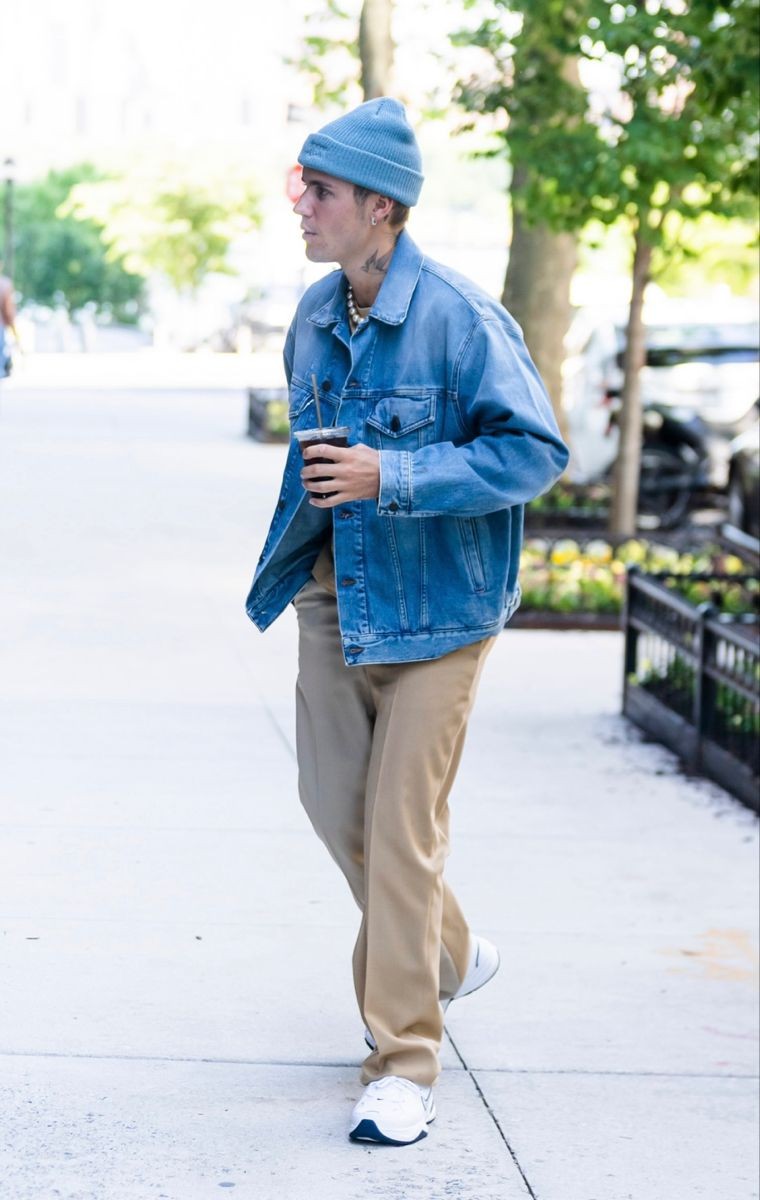 贾斯汀比伯外套牛仔,比伯同款外套fog牛仔