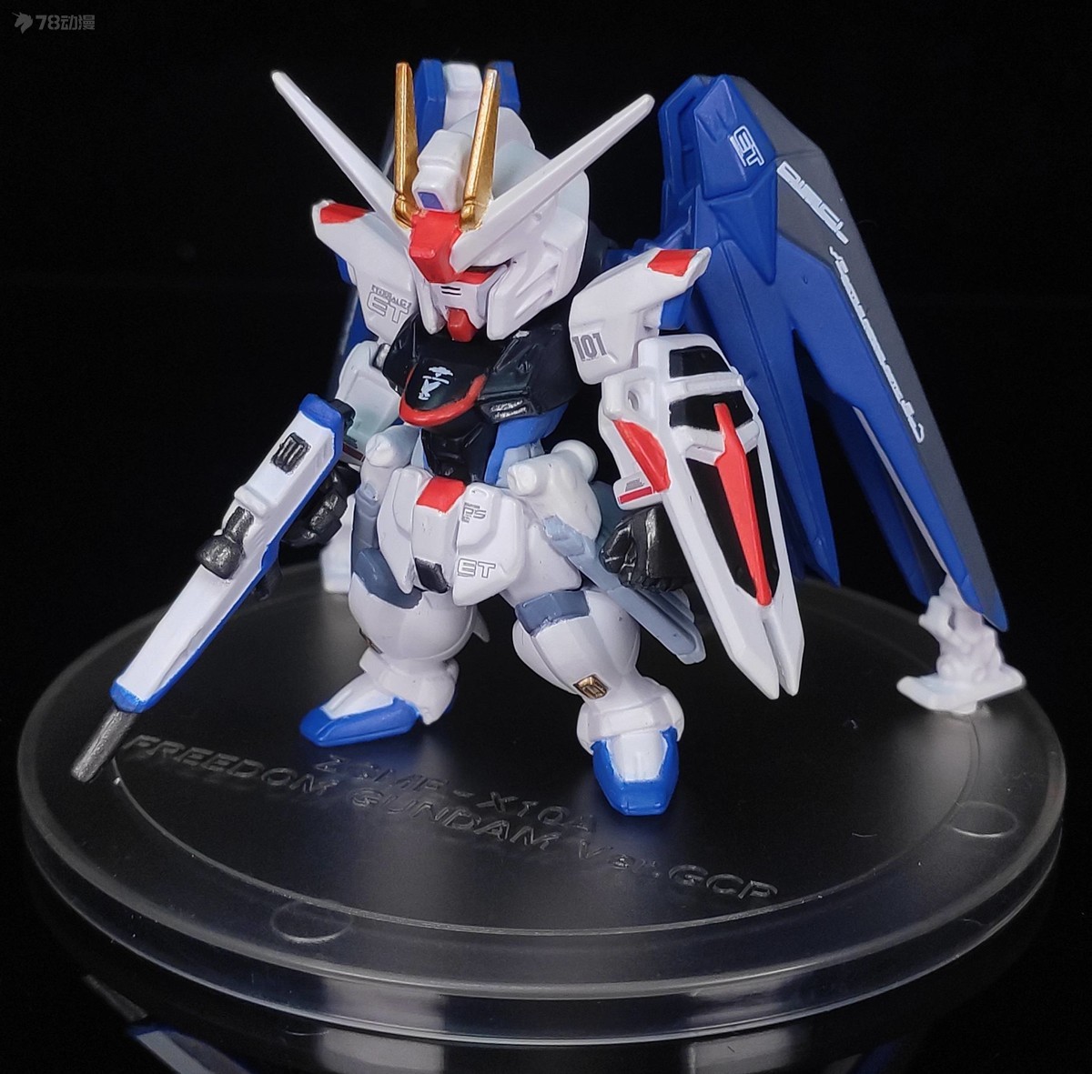 78民间测评：食玩FW新GCCORE自由高达高达中国计划版