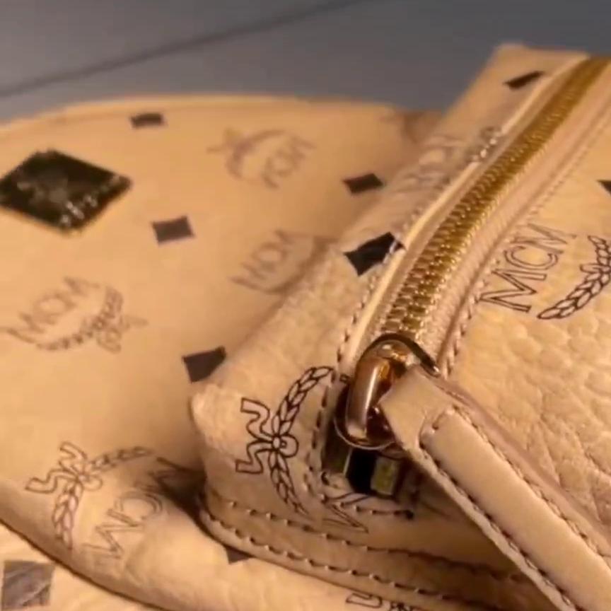 mcm手拿包如何改造,mcm替换细肩带