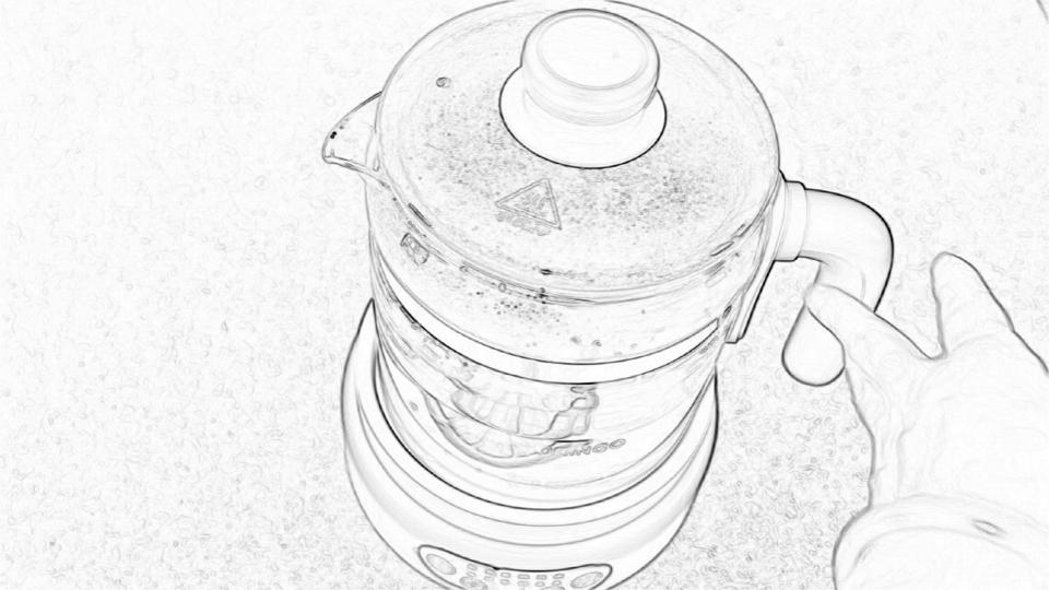 七彩叮当调奶器,可炖煮多功能恒温调奶器