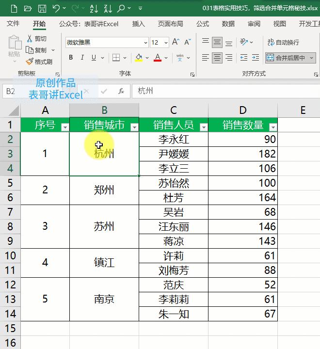 表格的筛选功能怎么用视频教程,表格操作技巧筛选同类项