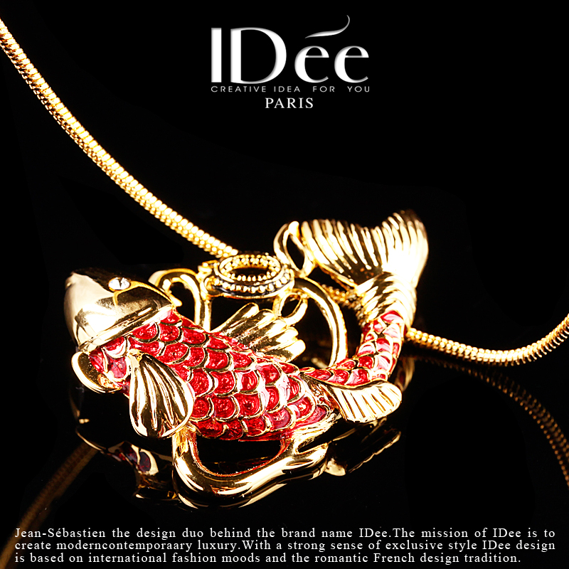 春夏时尚珐琅项链,珐琅彩项链女款