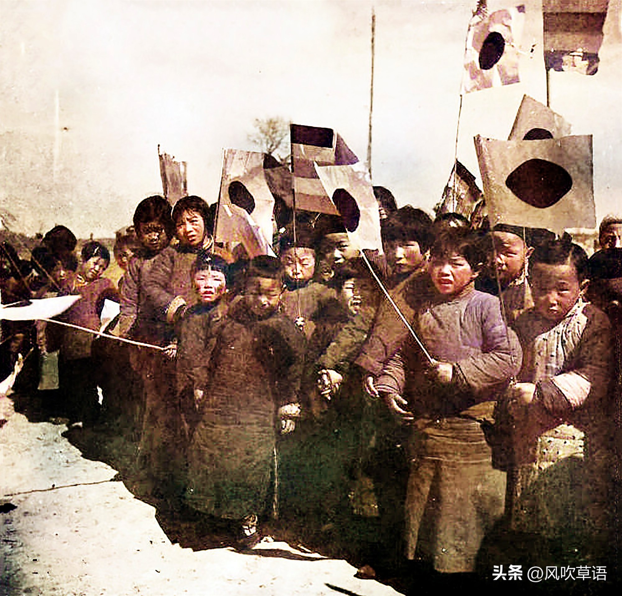 侵华战争大汉奸照片,侵华日军镜头中的汉奸